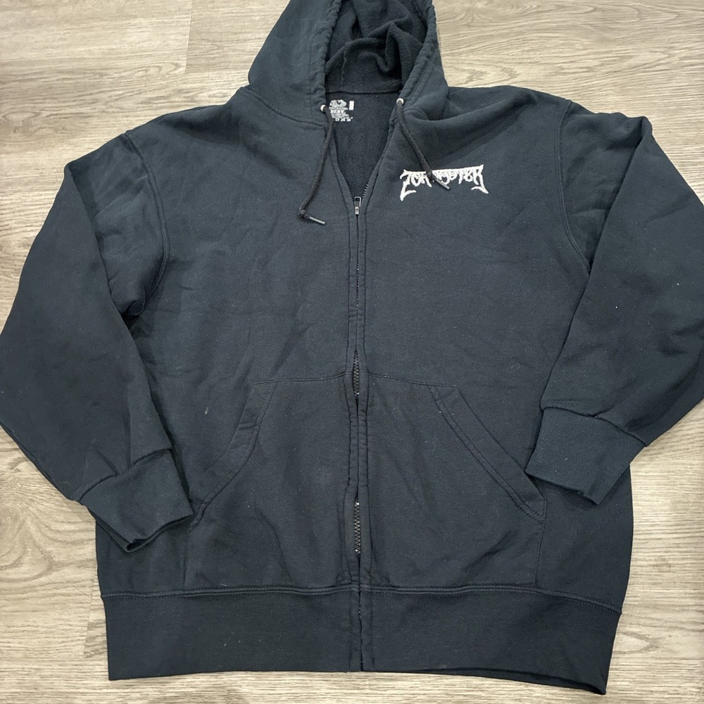 Vintage Black Zoroaster Zip Up Jacket (Owned By Band Member Dan) | Size L